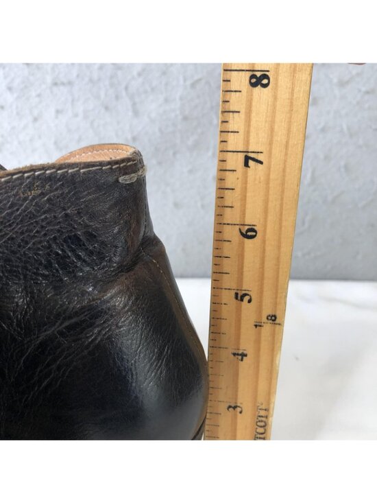 Celestine – BED|STÜ Bed Stu Boots Womens Size 10 Brown Leather Cobbler Ankle Zip Western Booties